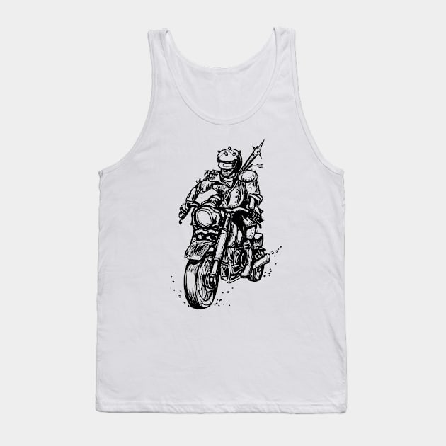 The last motorcycle standing Tank Top by emalandia